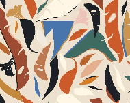 Papier peint contemporain végétal - Muralconcept