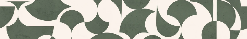 Papier peint restaurant rétro forme graphique - Muralconcept