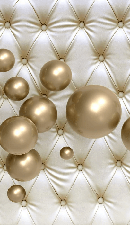 Papier peint Capitonnée & Cuir - Muralconcept