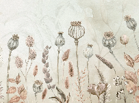 Papier peint automne des fleurs - Muralconcept