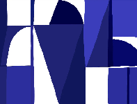 Papier peint Memphis style bleu, XXL, tendance