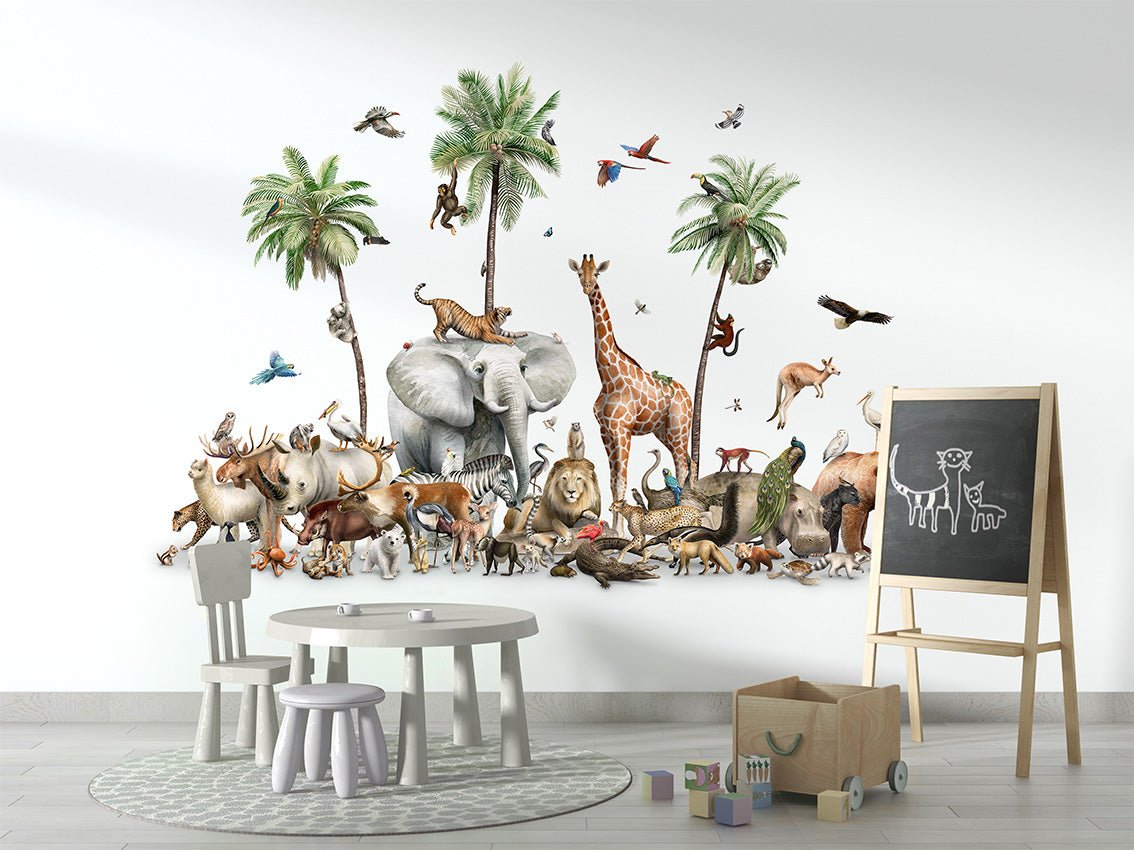 Papier peint animaux terre des lions, XXL, tendance