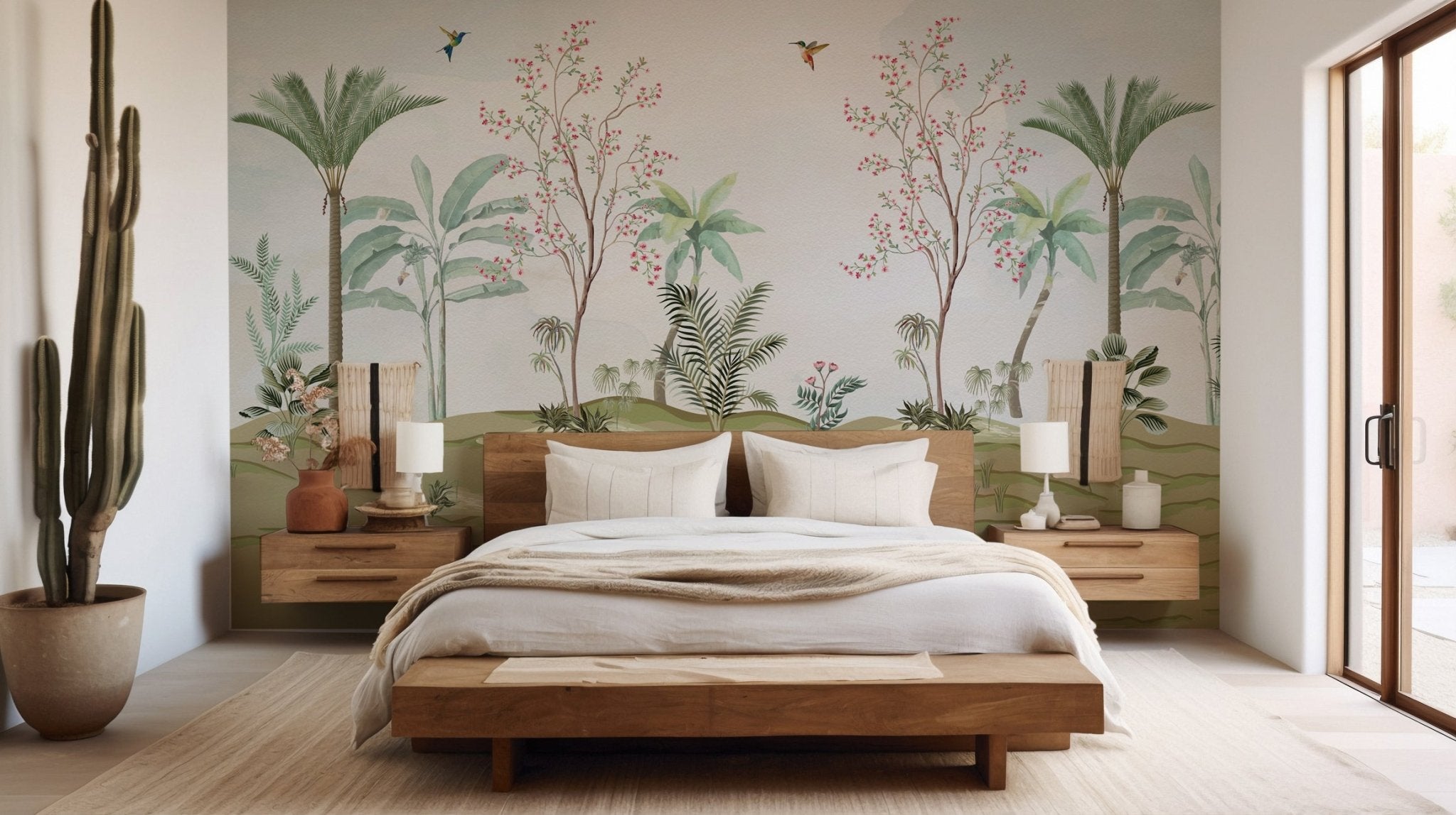 Papier peint chinoiserie jungle, XXL, tendance