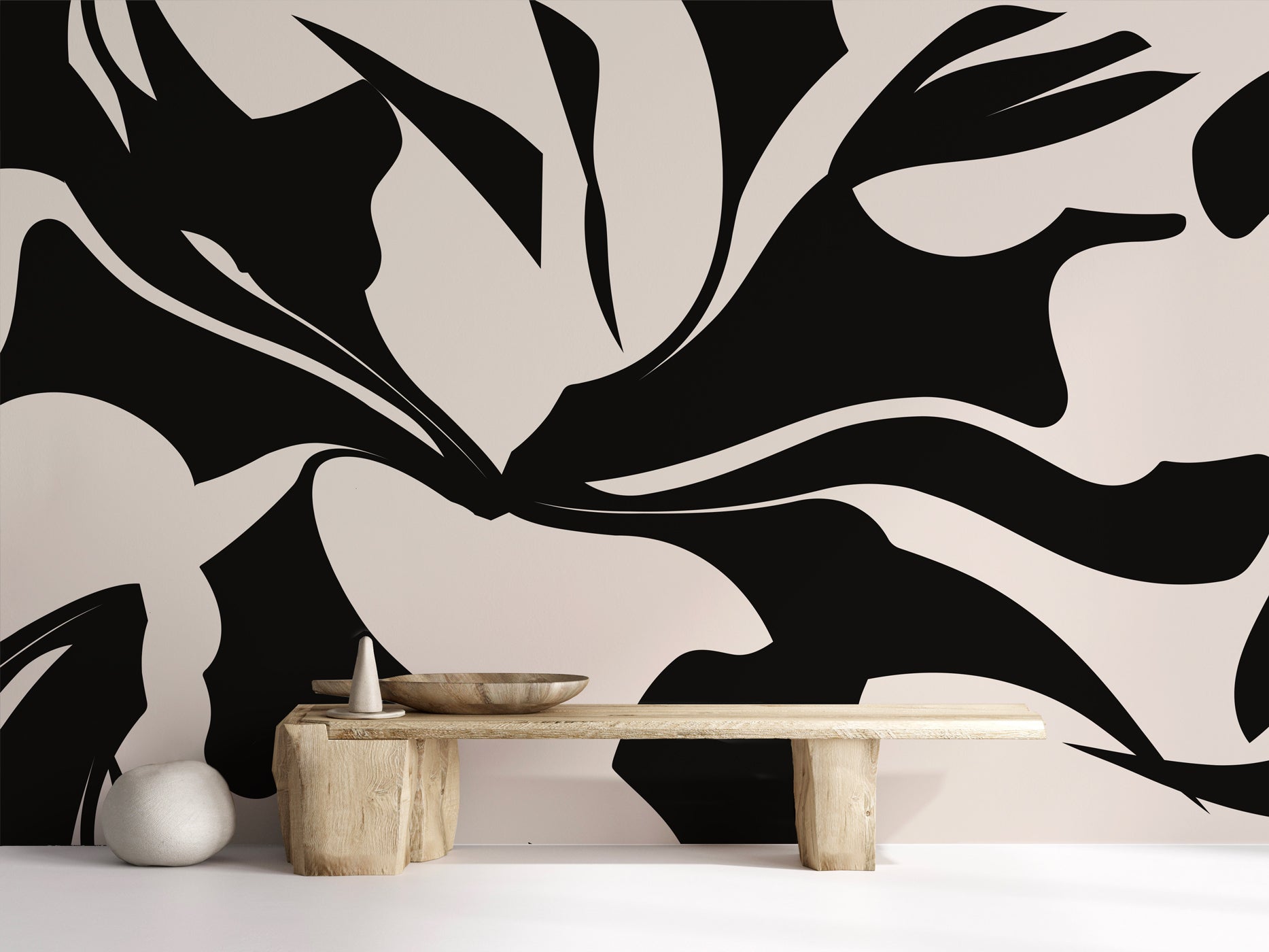 Papier peint contemporain horizon, mural concept, tendance