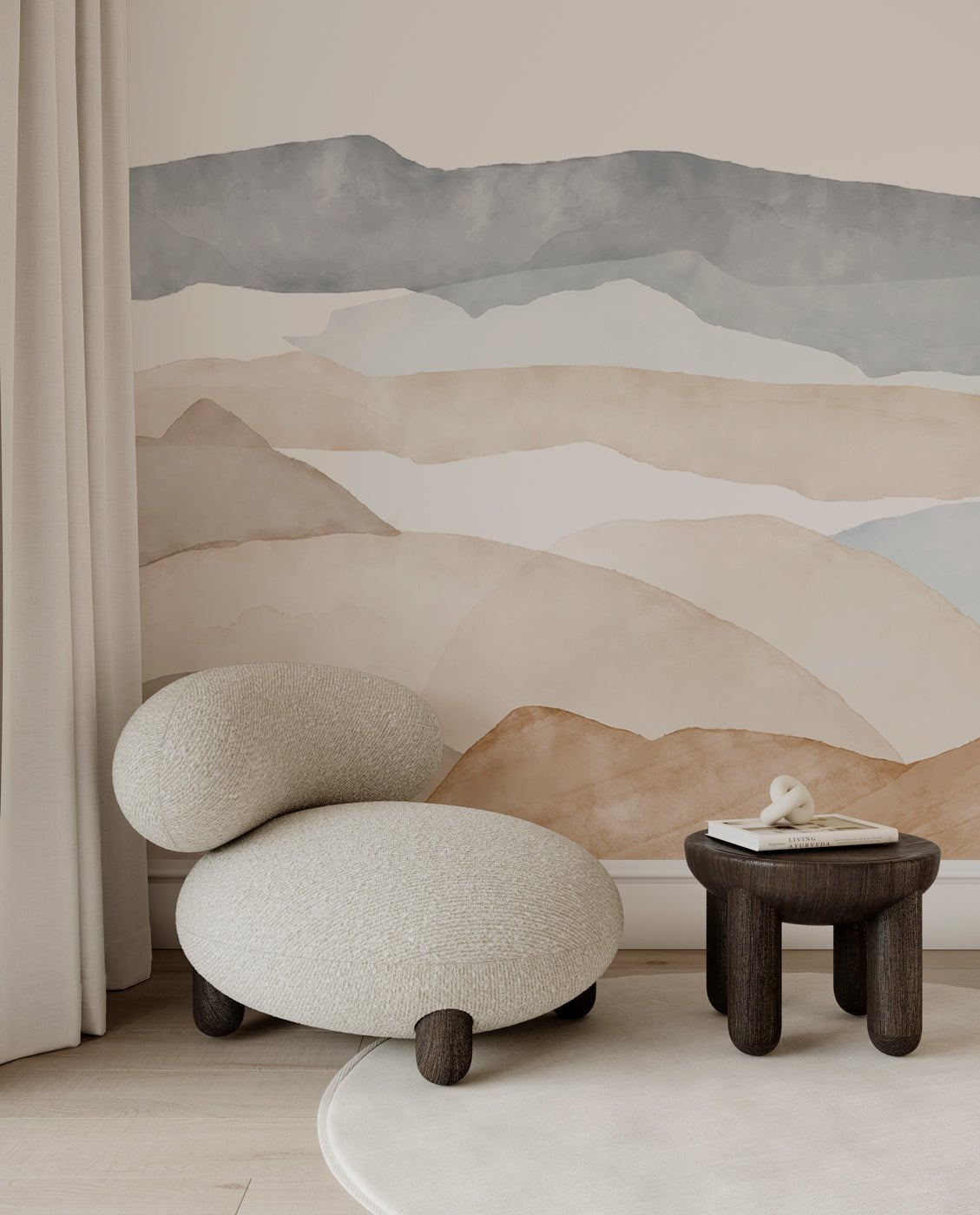 Papier peint velours chromatiques - Papier Peint Design - Muralconcept