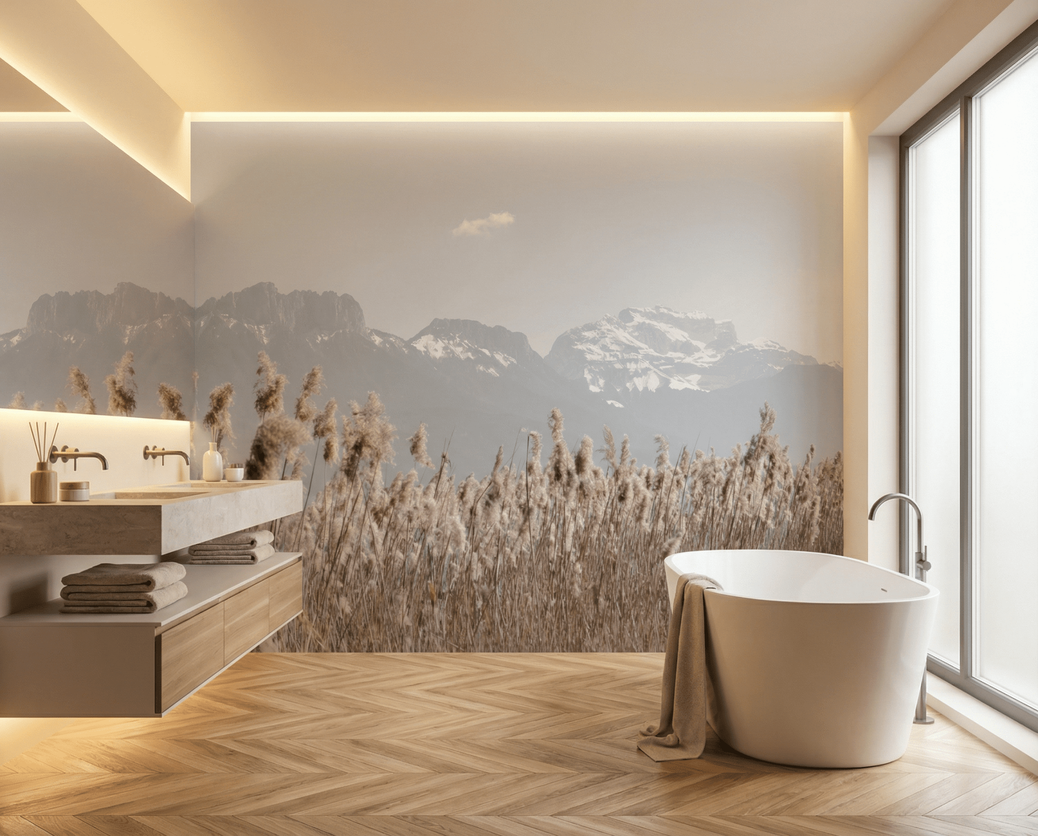 Sfondo fotografico - La Tournette e oltre