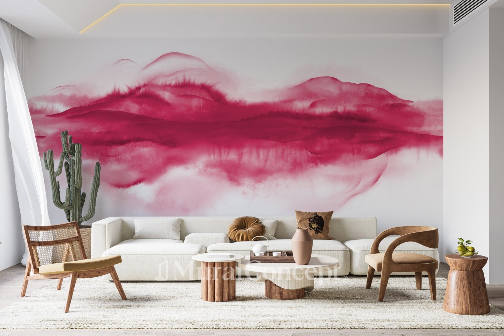 Papier peint panoramique encre - panoramique français