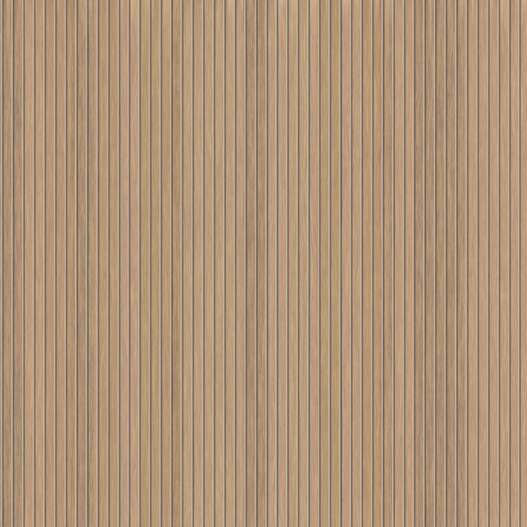 VP Carta da parati a strisce di legno effetto rovere L175cm x H175cm