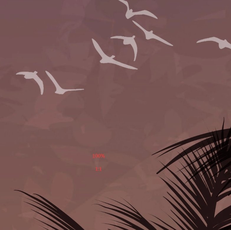 Papier peint coucher de soleil palmier - papier peint sur mesure francais - muralconcept