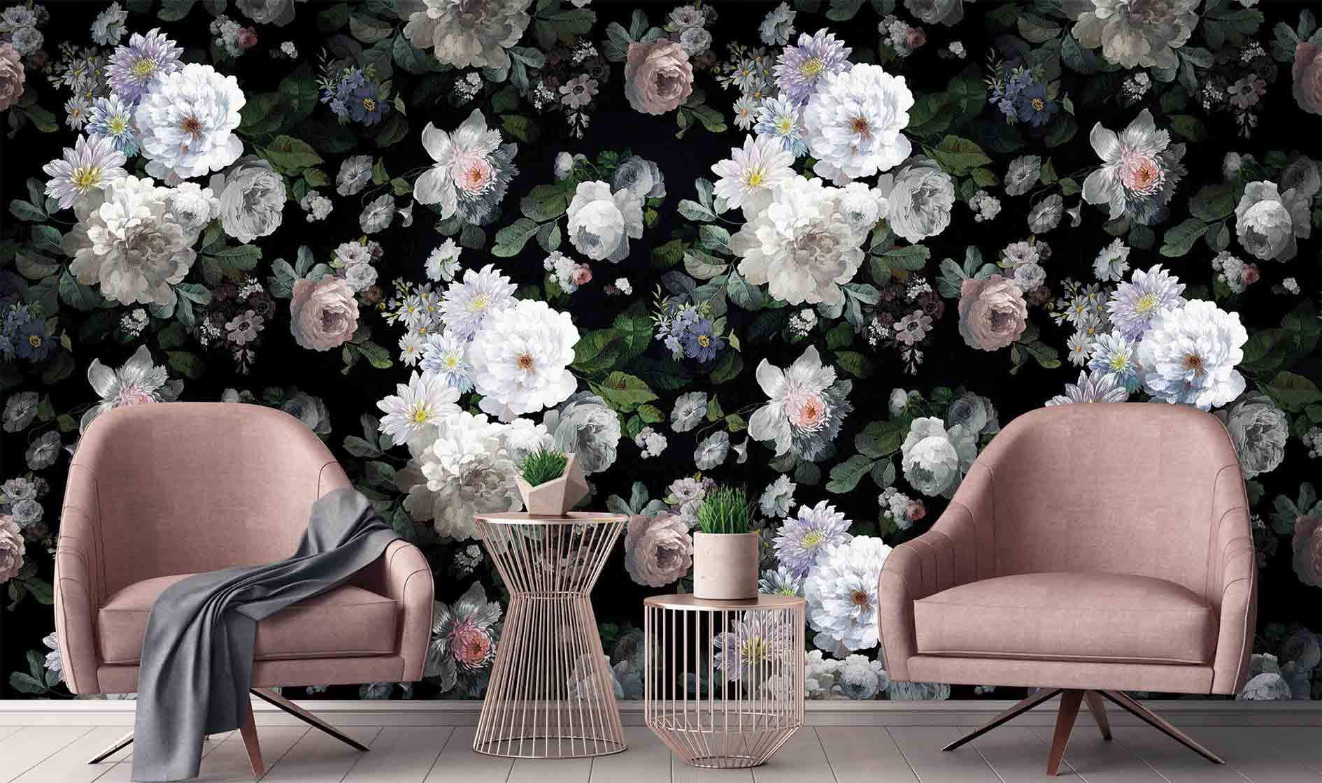 Papier peint jardin d'hiver - papier peint sur mesure francais - muralconcept