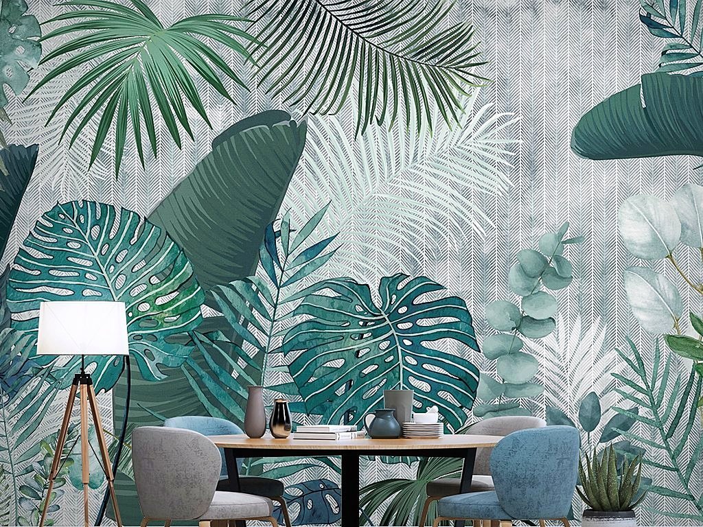 Papier peint Jungle 2 - papier peint sur mesure francais - muralconcept