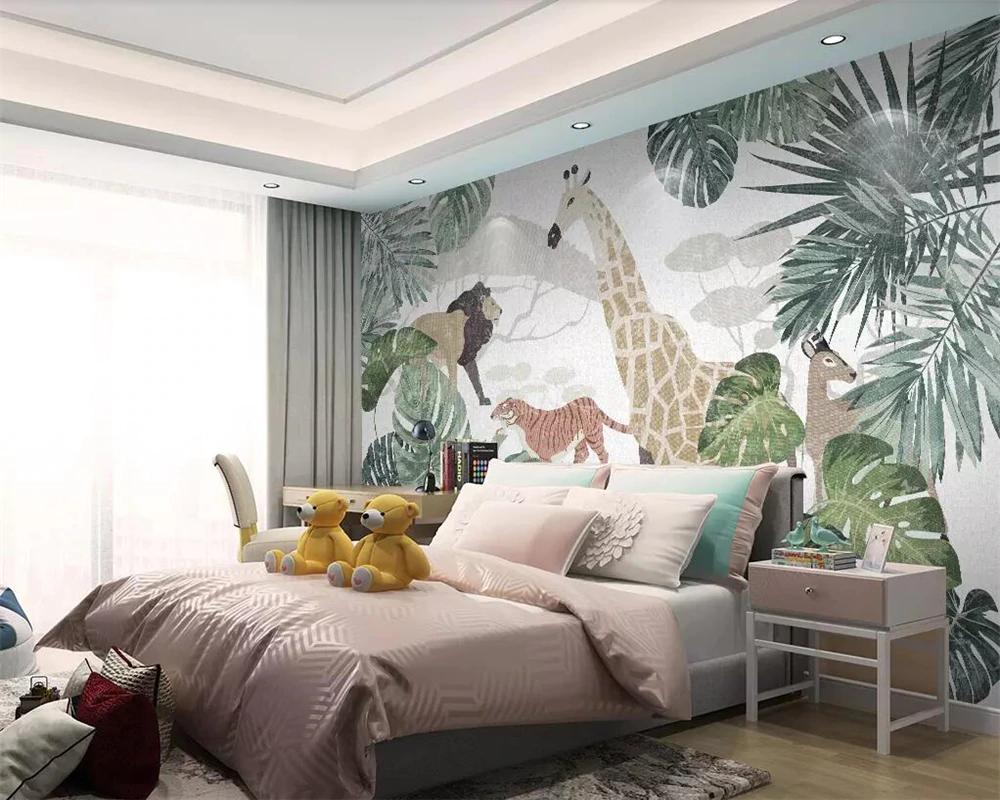 Papier peint Jungle Kid - papier peint sur mesure francais - muralconcept