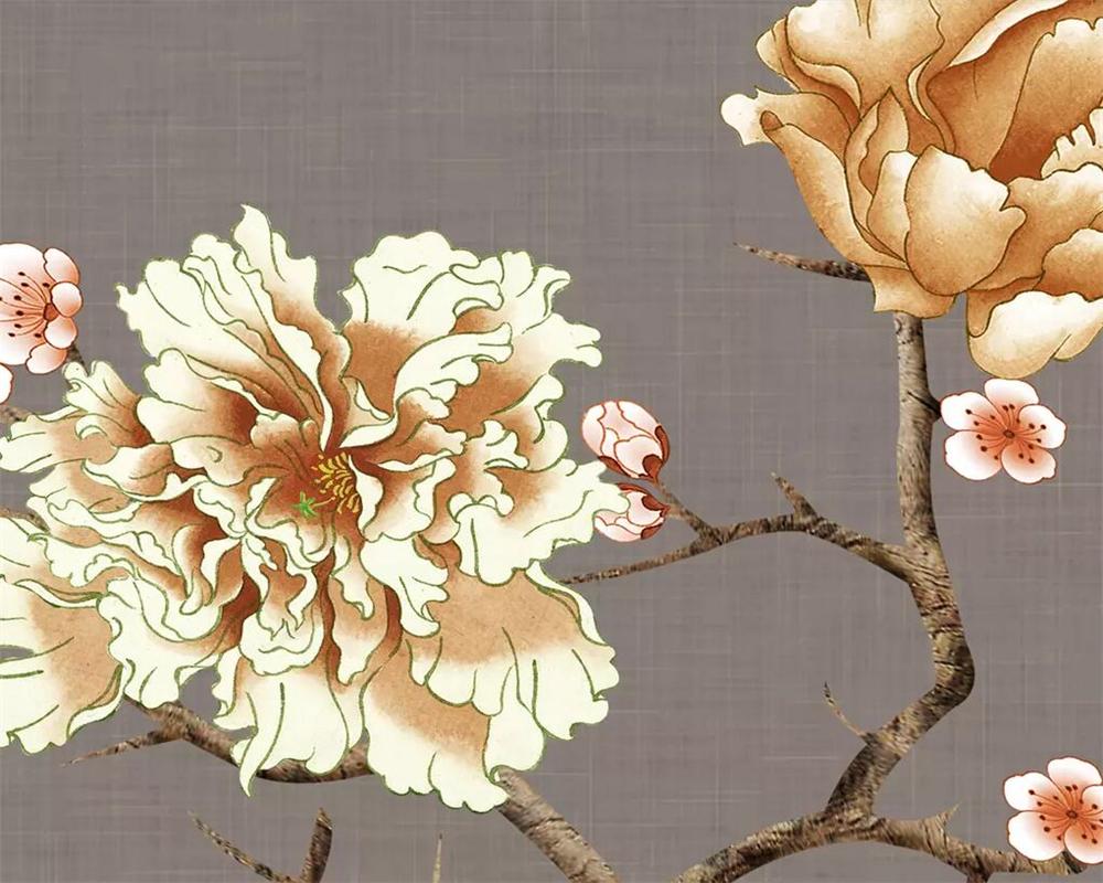 Papier peint Fleur de Printemps - papier peint sur mesure francais - muralconcept