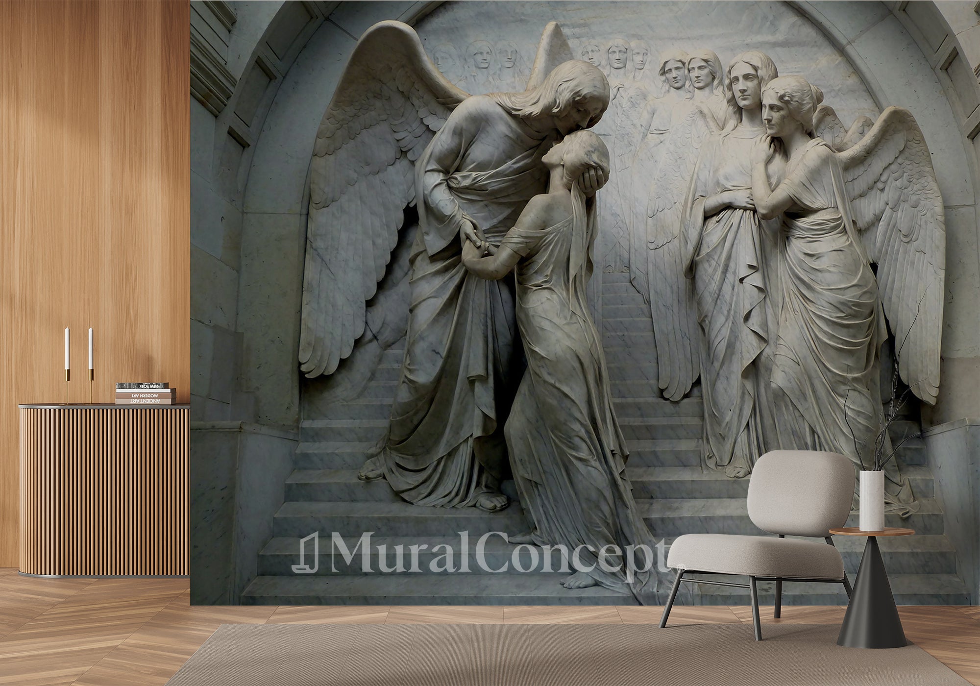 Papier peint panoramique Anges 3D - panoramique français