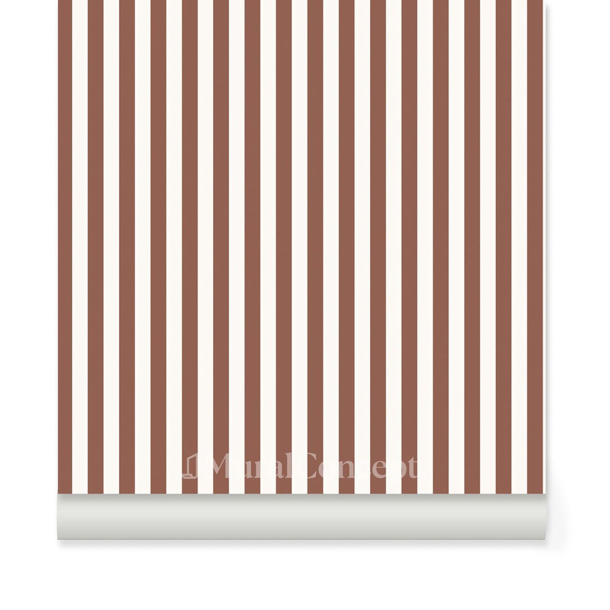 Old Pink Retro Stripe Wallpaper