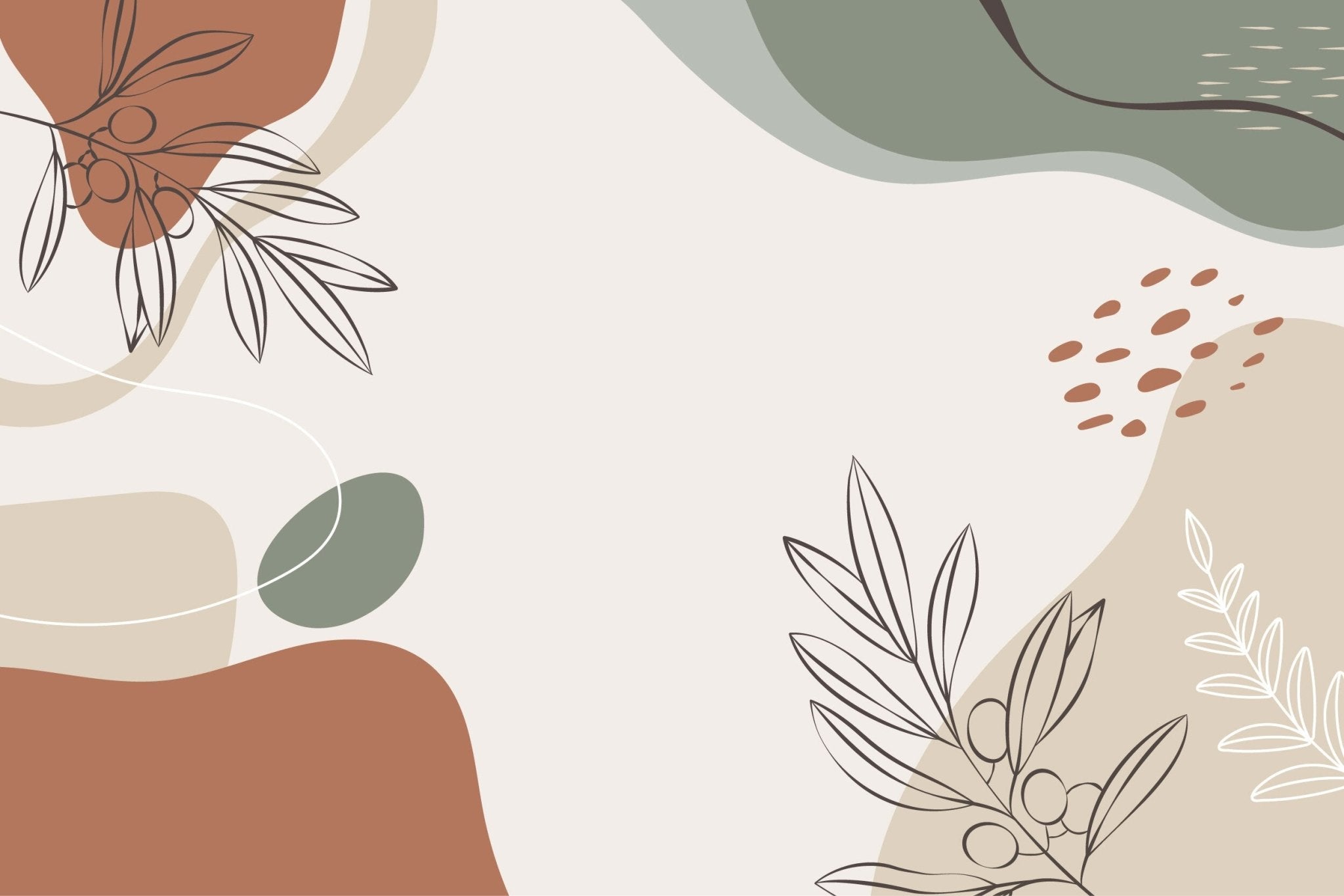 Papier peint panoramique feuillage olivaissance, mural concept, tendance